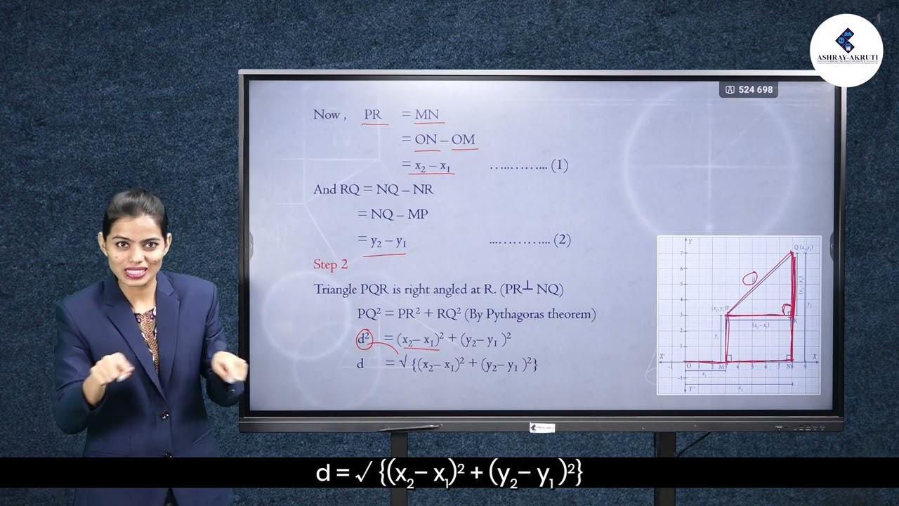 9th Maths | Tamil | Distance Formula | Lessons in Sign Language for H.I