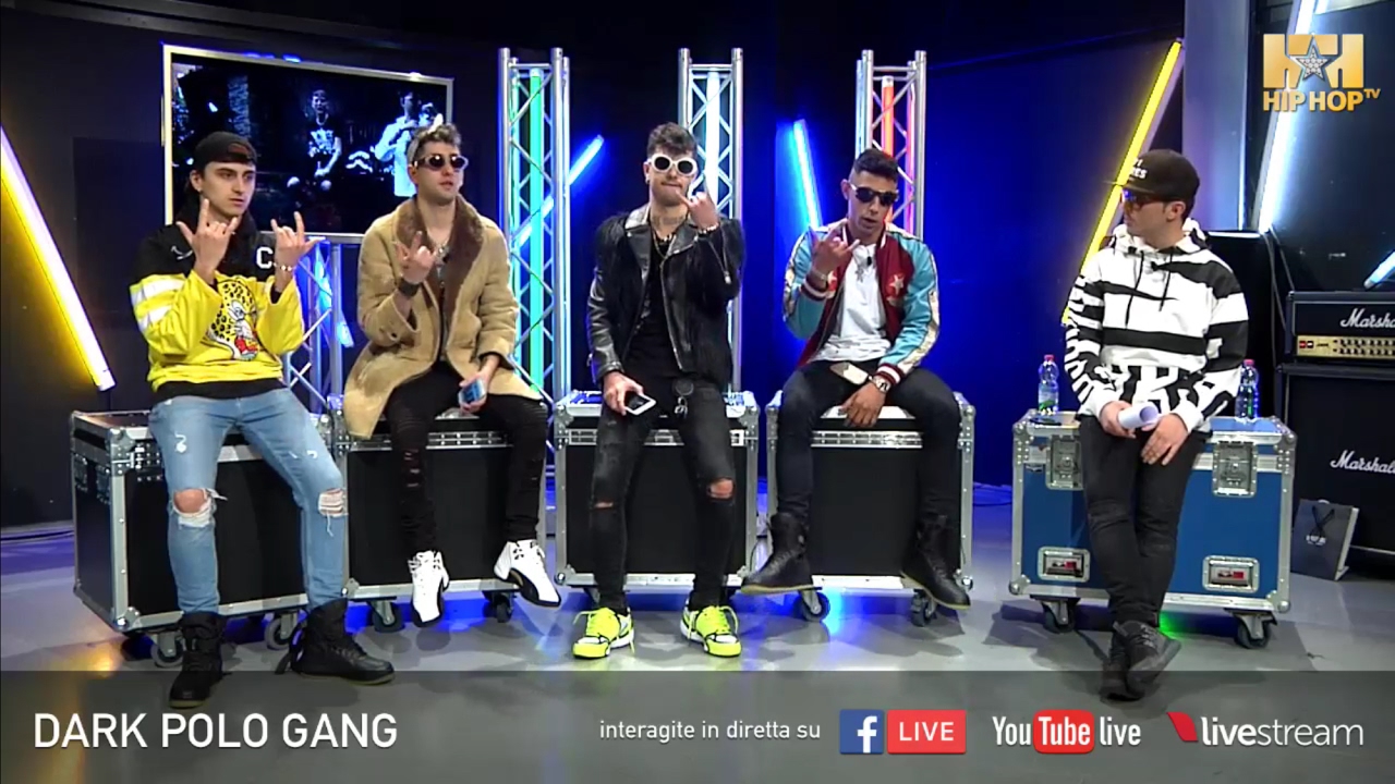 DARK POLO GANG LIVE SU HIP HOP TV 🔥💰📲