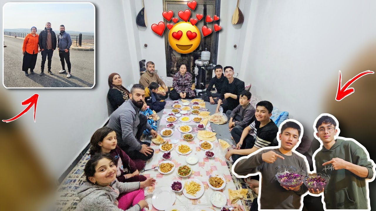 اول عزيمه لا اخوي اجا عند على عفرين❤️ 3عائله