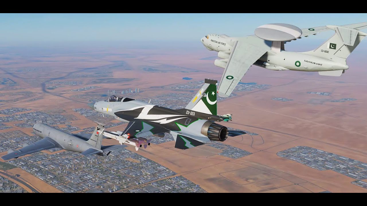 🇹🇷🇵🇰 TF-X KAAN Turk&PAK JF-17 Block 4 fighter jets VS Su33s Air to Air in Dubai 8K #dcsworld