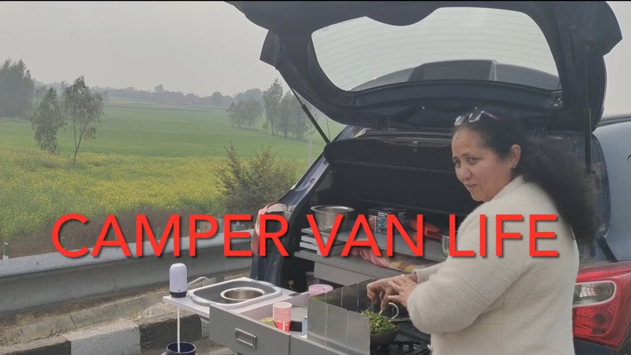 Camper Van Life | Road Trip Paryagraj to Delhi  | Lucknow Express Way