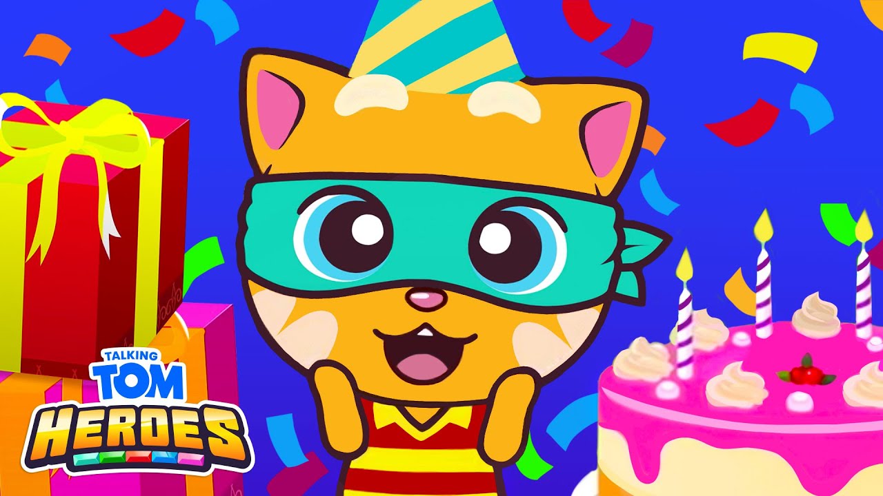 Heroic Birthday Celebration! 🎂🥳 Talking Tom Heroes Cartoon Collection