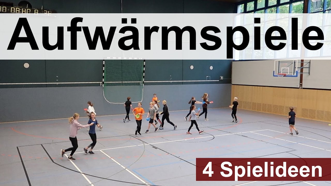 AUFWÄRMSPIELE | 4 SPIELIDEEN für den SPORTUNTERRICHT oder das TRAINING