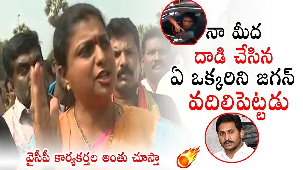 YSRCP MLA Roja SENSATI0NAL Comments On YSRCP Official Cadre People | Political Qube