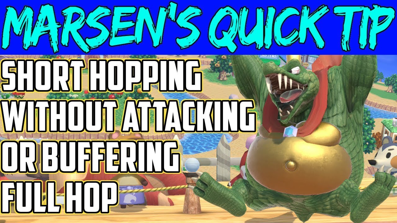 Short Hopping Consistently WITHOUT Inputting an Attack - Marsen's Quick Tip - Smash Bros Ultimate