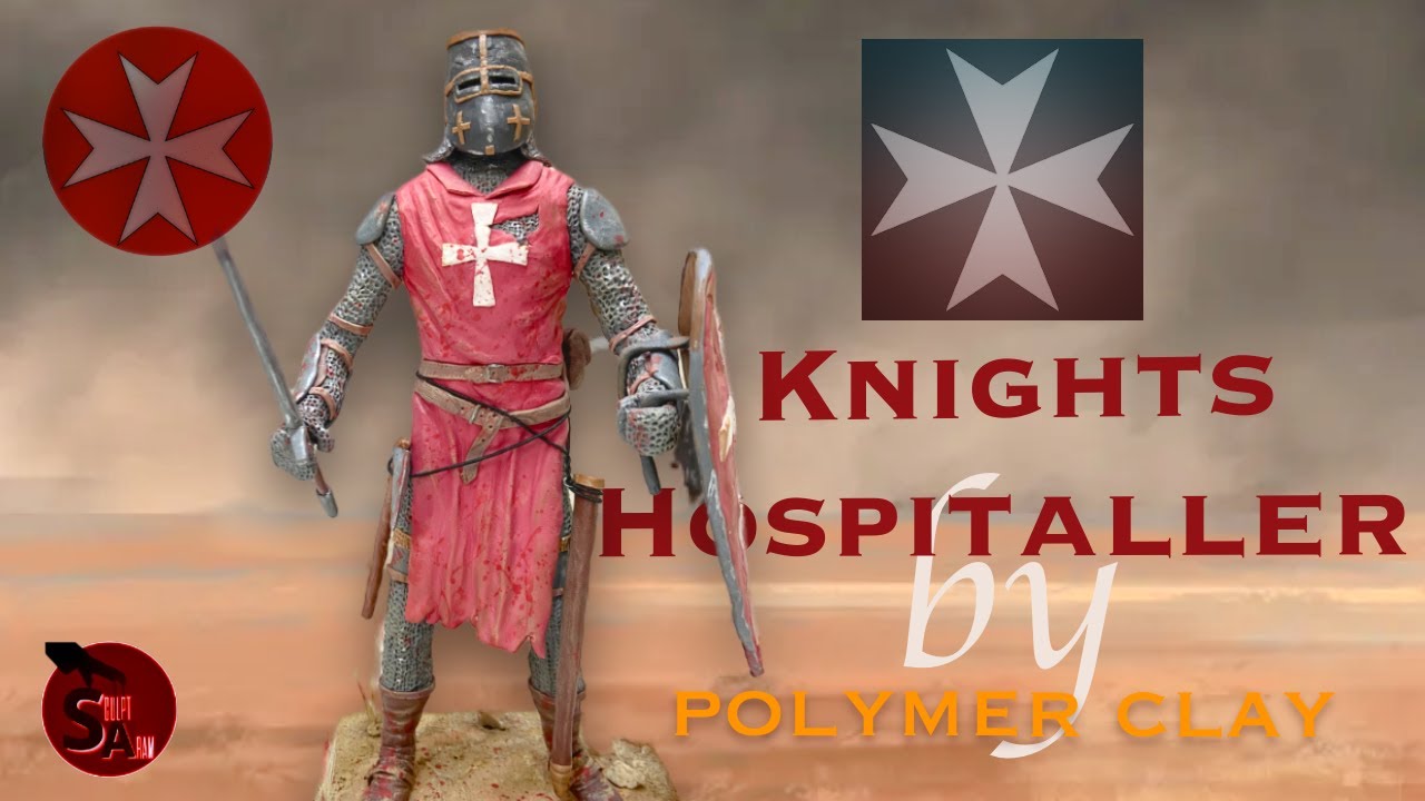 How to Sculpt a Crusader Knight from Polymer Clay | The History of the Knights Hospitaller