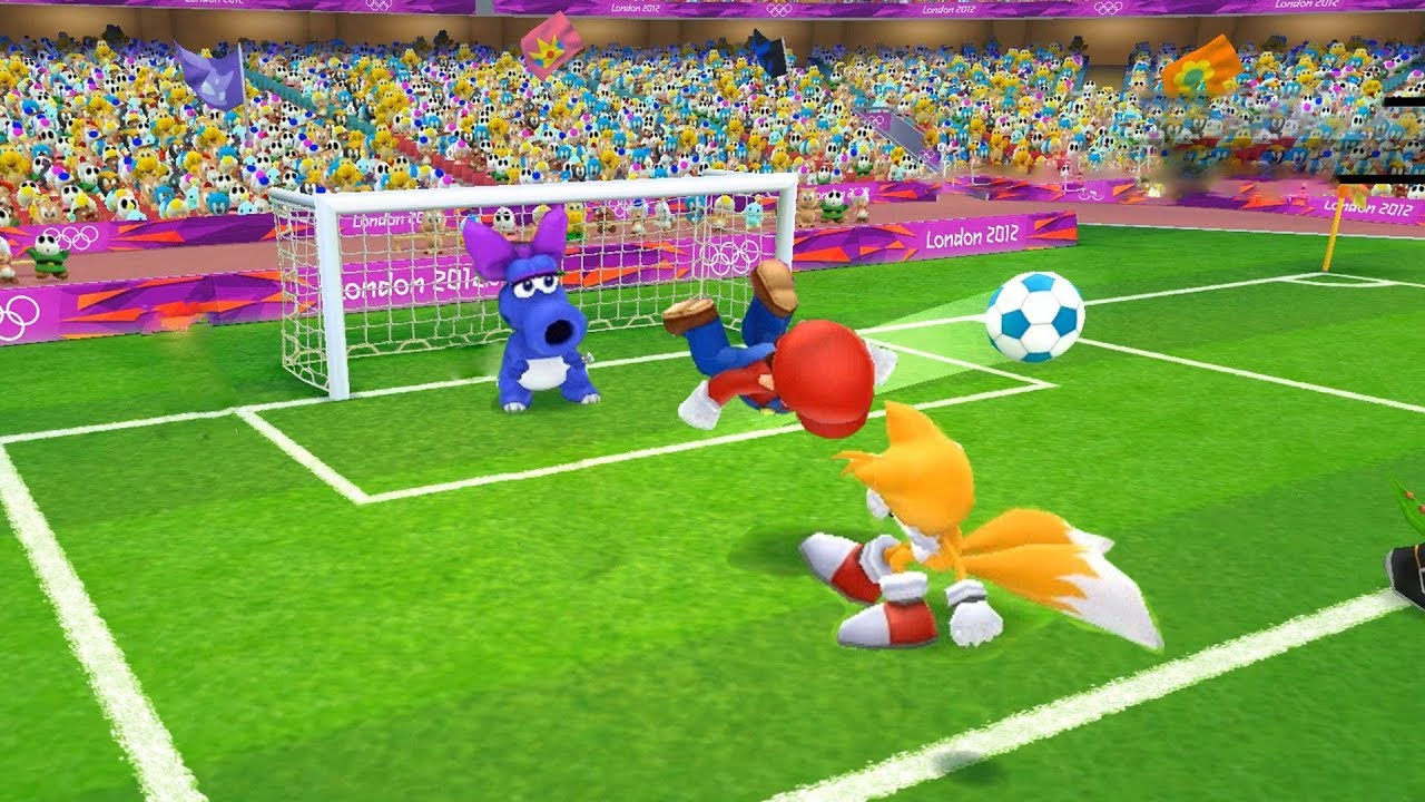 Mario & Sonic At The London 2012 Olympic Games Football Sonic, Amy, Tails and Metal Sonic