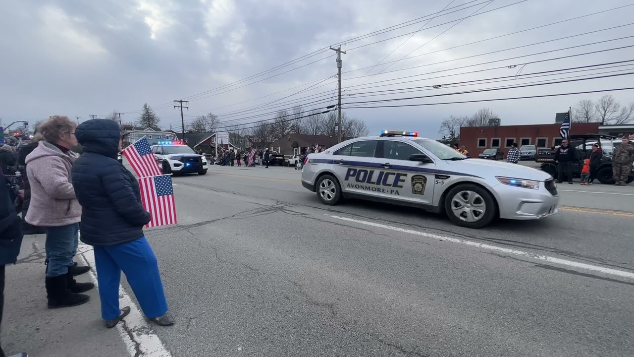 Funeral Procession: Brackenridge Chief Justin Mcintire, EOW: 1.2.2023