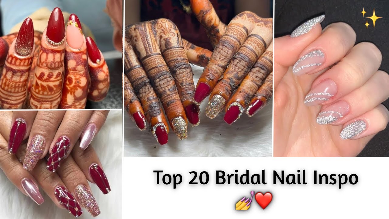 Elegant Bridal Nail Extensions | Must-See Designs for Weddings 💅🏻🌸
