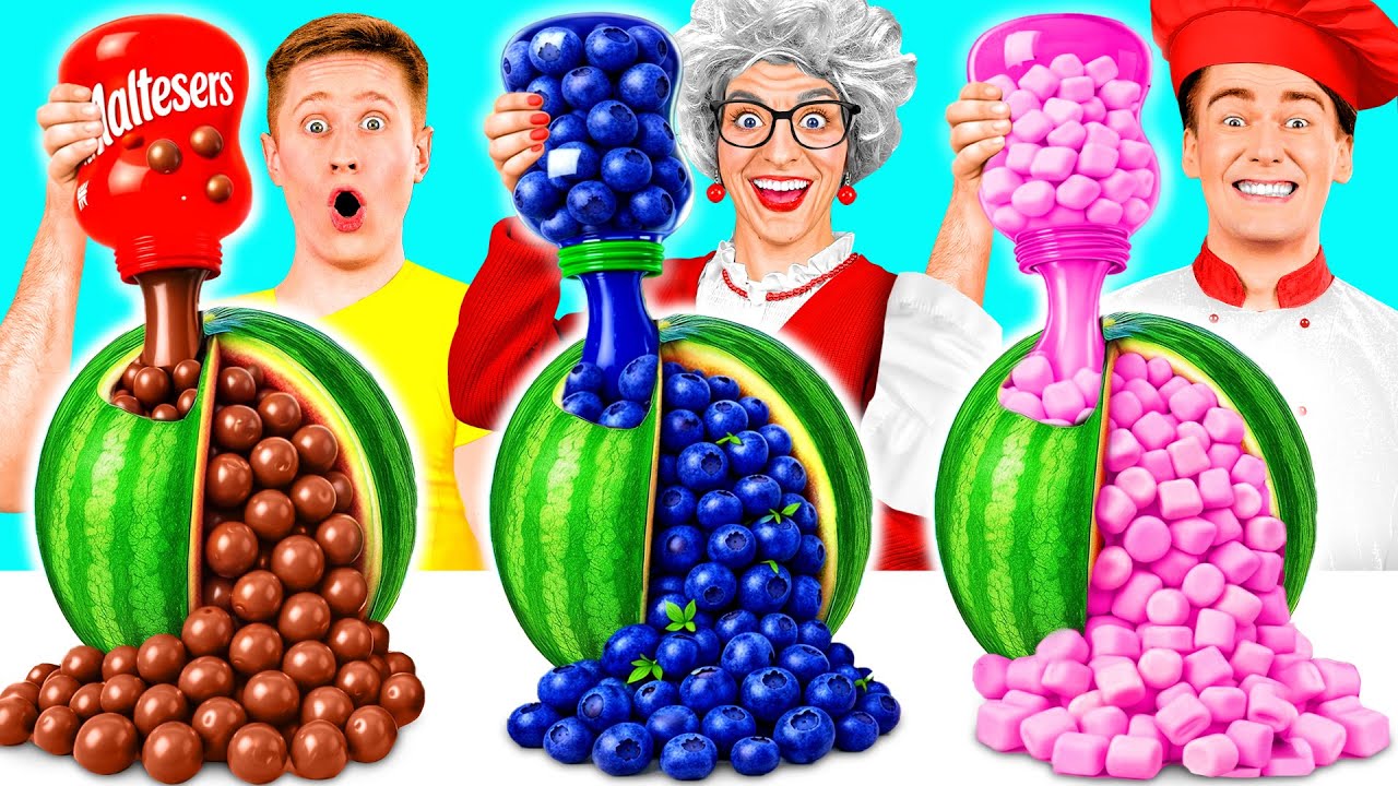 我vs奶奶 烹飪挑戰 | 簡單的秘密黑客和小工具