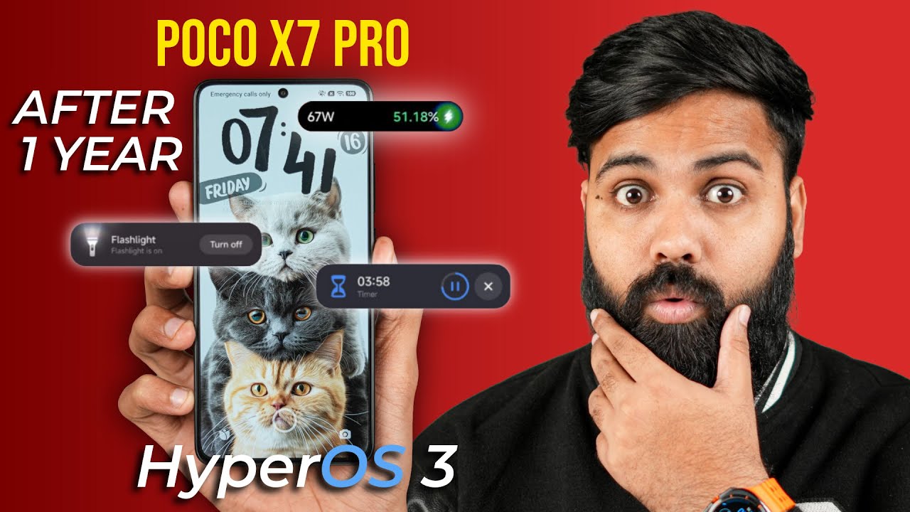 Poco X7 Pro with HyperOS 3 Review After 1 Year 🔥 Best Phone Under ₹20,000