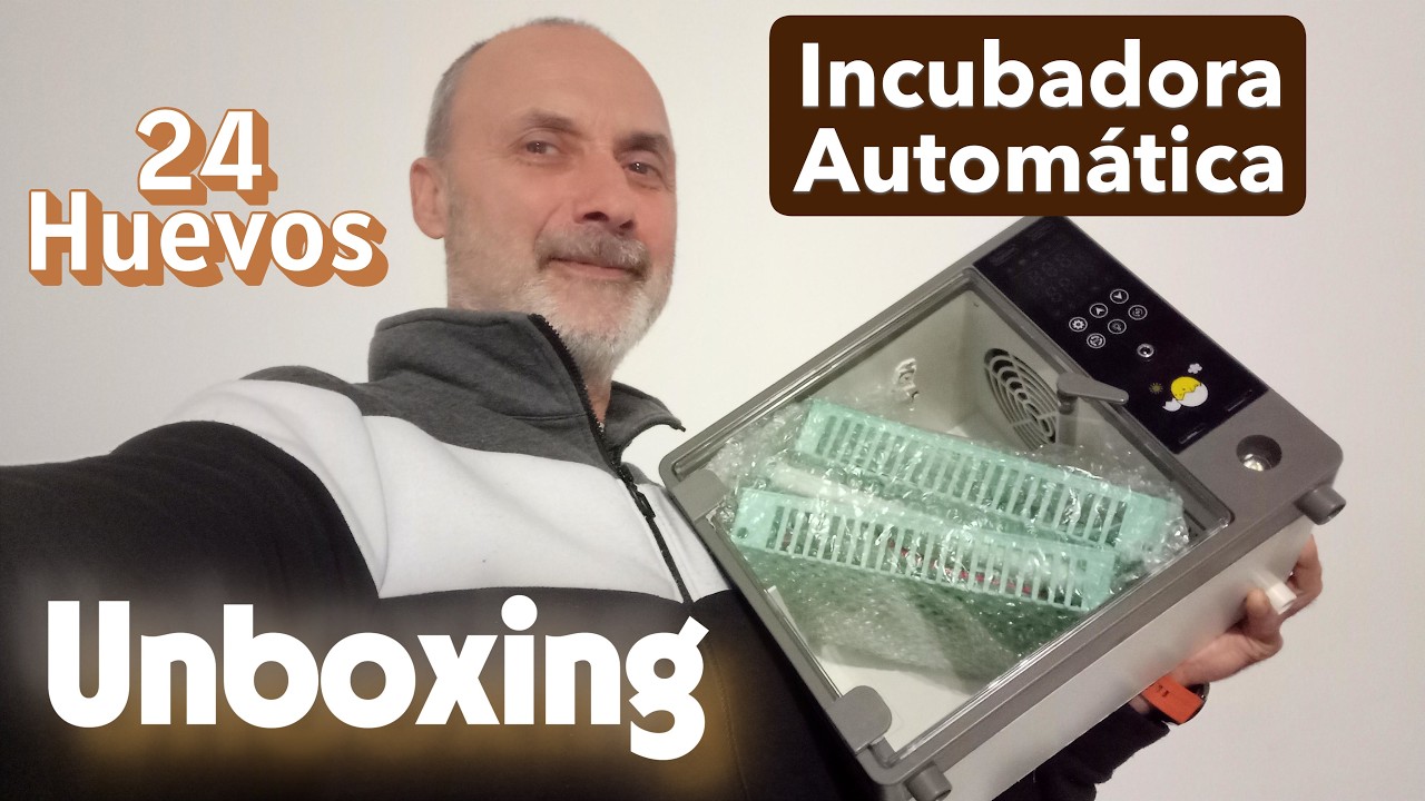 Incubadora automática para la incubación de 24 huevos de gallina