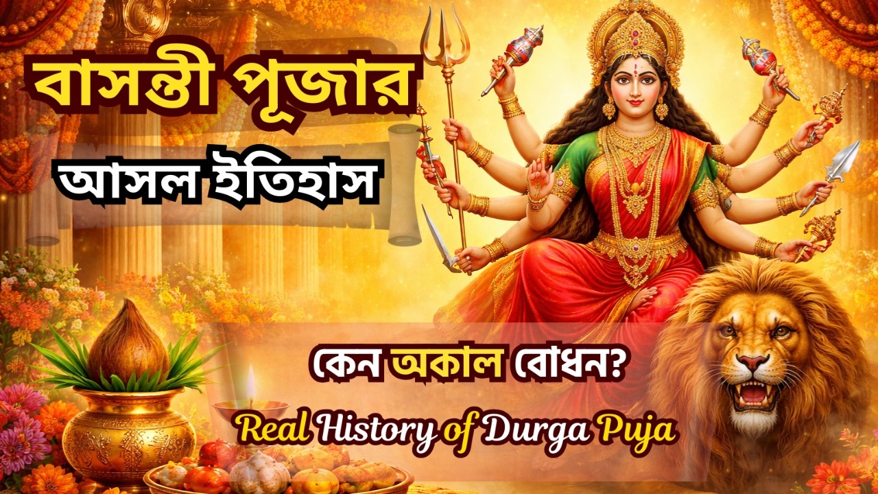 দুর্গাপূজার আসল ইতিহাস জানেন? | Basanti Puja Real History 2026 | Ramchandra Akal Bodhan