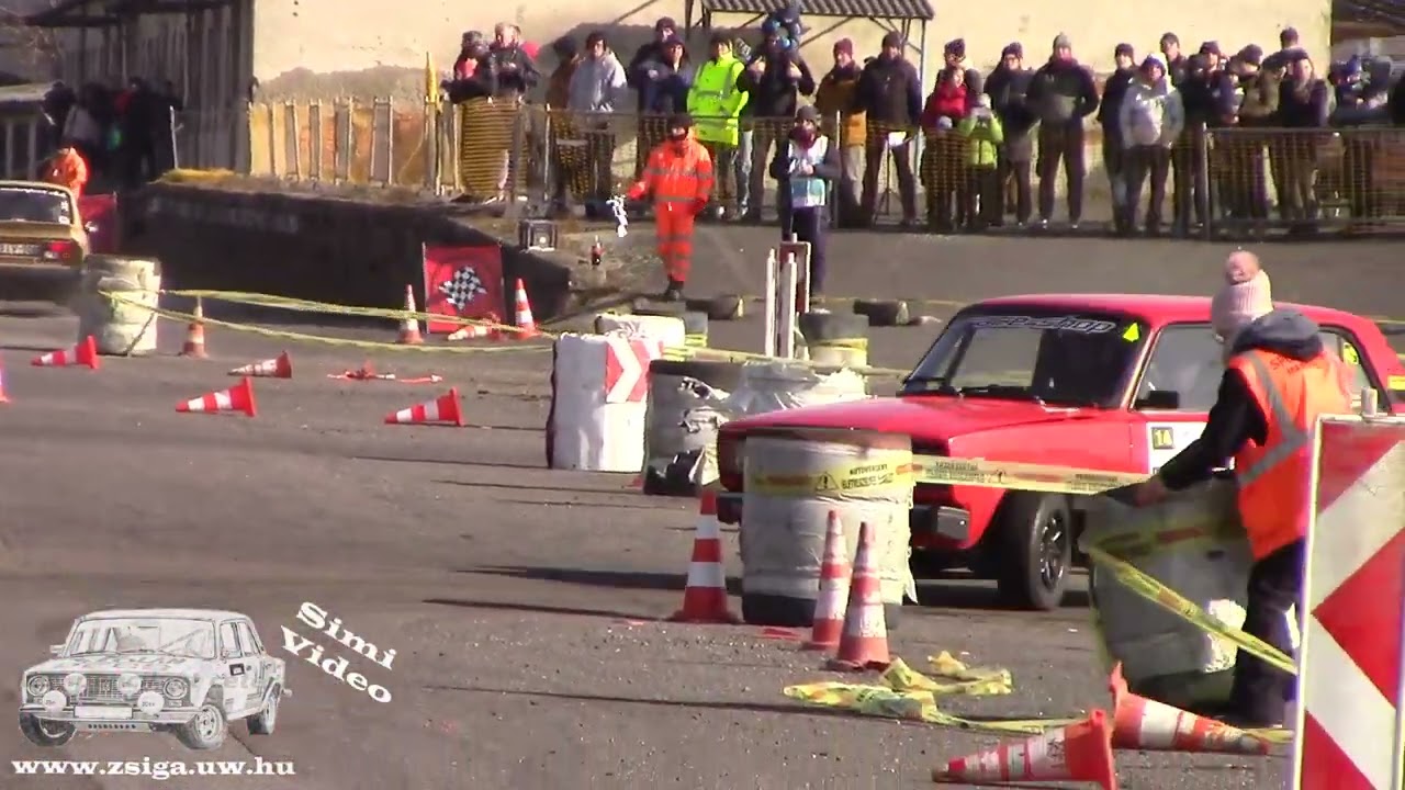 Rajna Tamás Skoda 120L I. Bortemplom Szlalom Kupa Sátoraljaújhely 2025. február 16. (Simi Video)