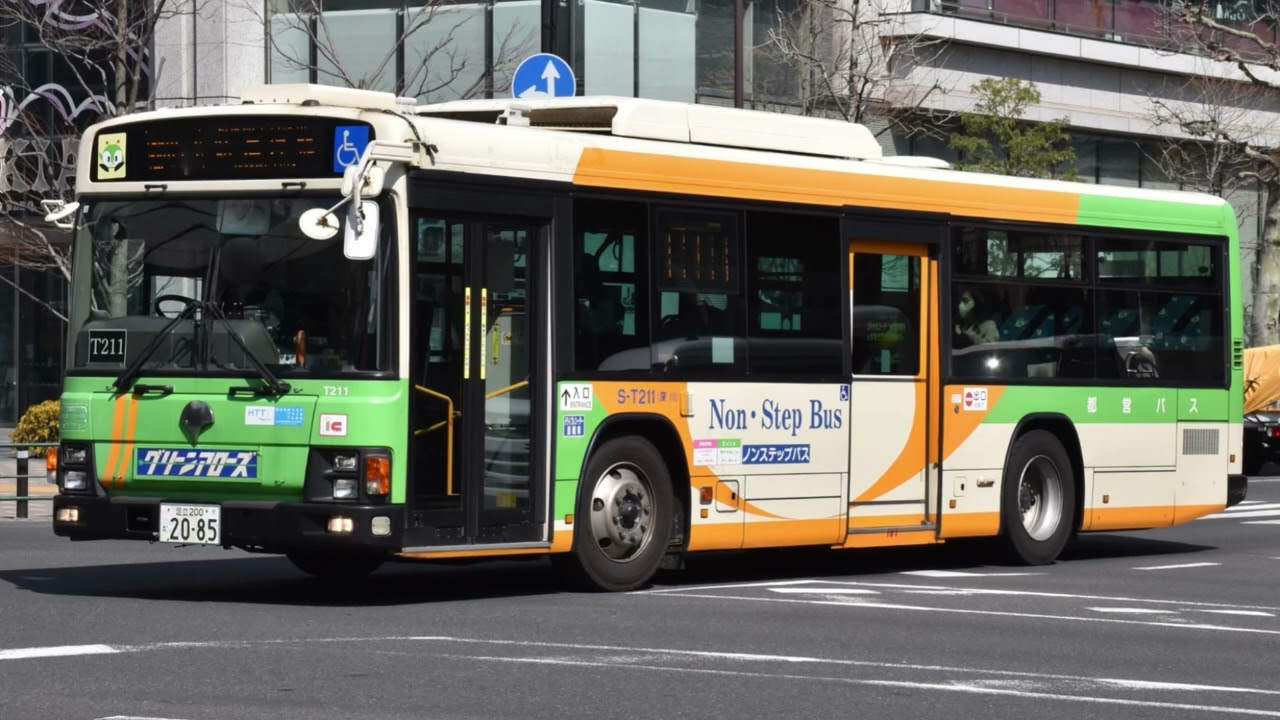 都05-1のT代！ 都営バス PKG-LV234L2 走行音