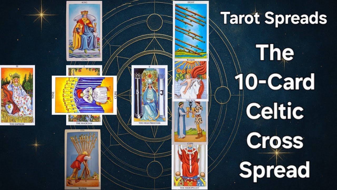 Tarot Spreads - The 10-Card Celtic Cross Spread