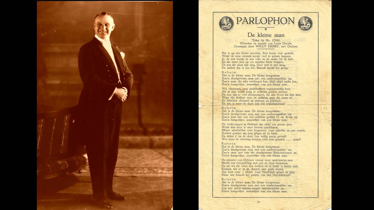 Willy Derby -  De kleine man 1930