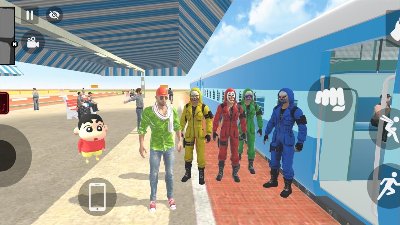 all criminals come from train 🚂 Indian theft auto simulator 🤯