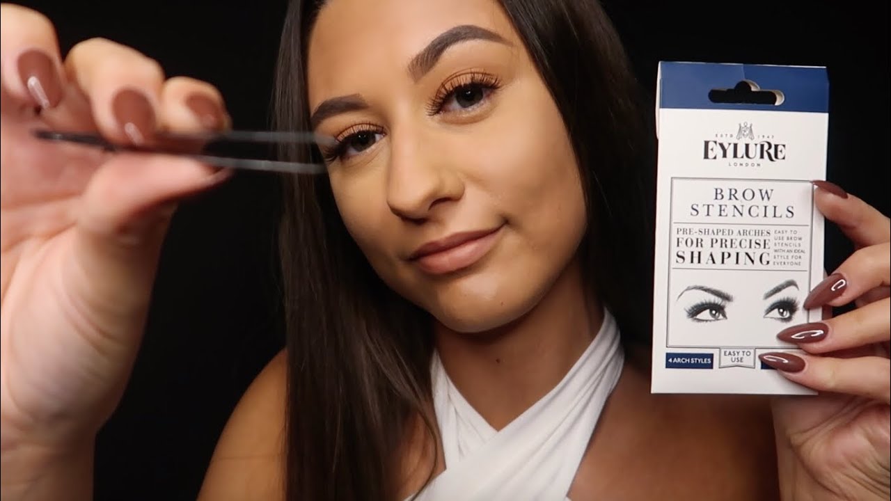 [ASMR] Brow Treatment & Shaping Role Play || Up-Close Personal Attention ♡