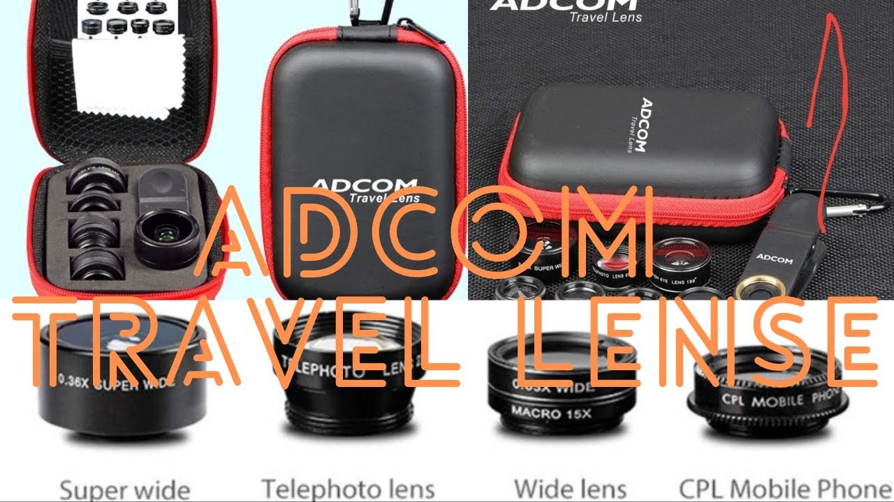 adcom 8in1 mobile lens // review // unboxing