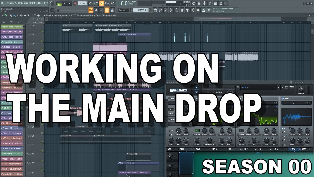 Creating the MAIN DROP of the track! || Making a FULL TRACK