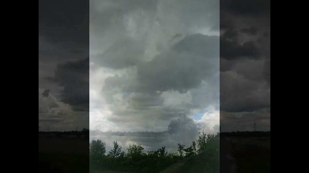 Wolken &uuml;ber der Mergelgrube