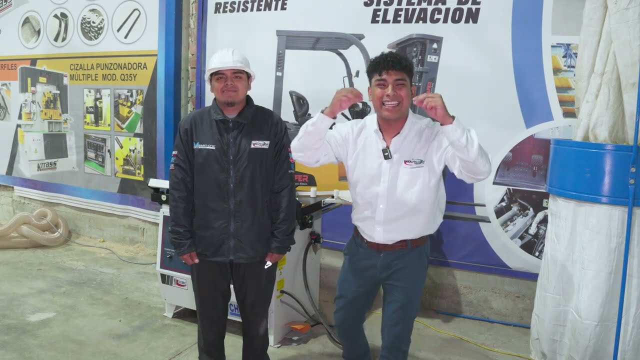 Enchapadora de Cantos Curvo | Chris 26 | Benaute Group #melamina #melaminaperu