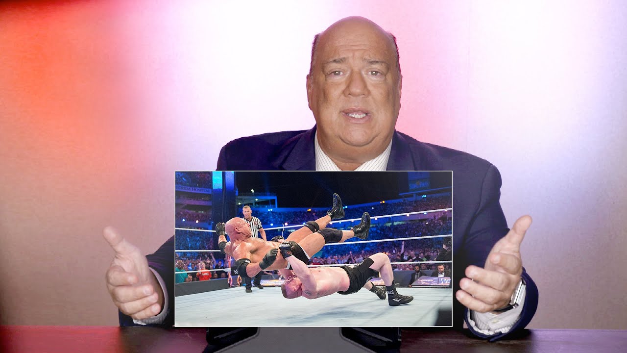 Пол Хейман пересматривает бой Брока против Голдберга с WrestleMania 33: WWE Playback