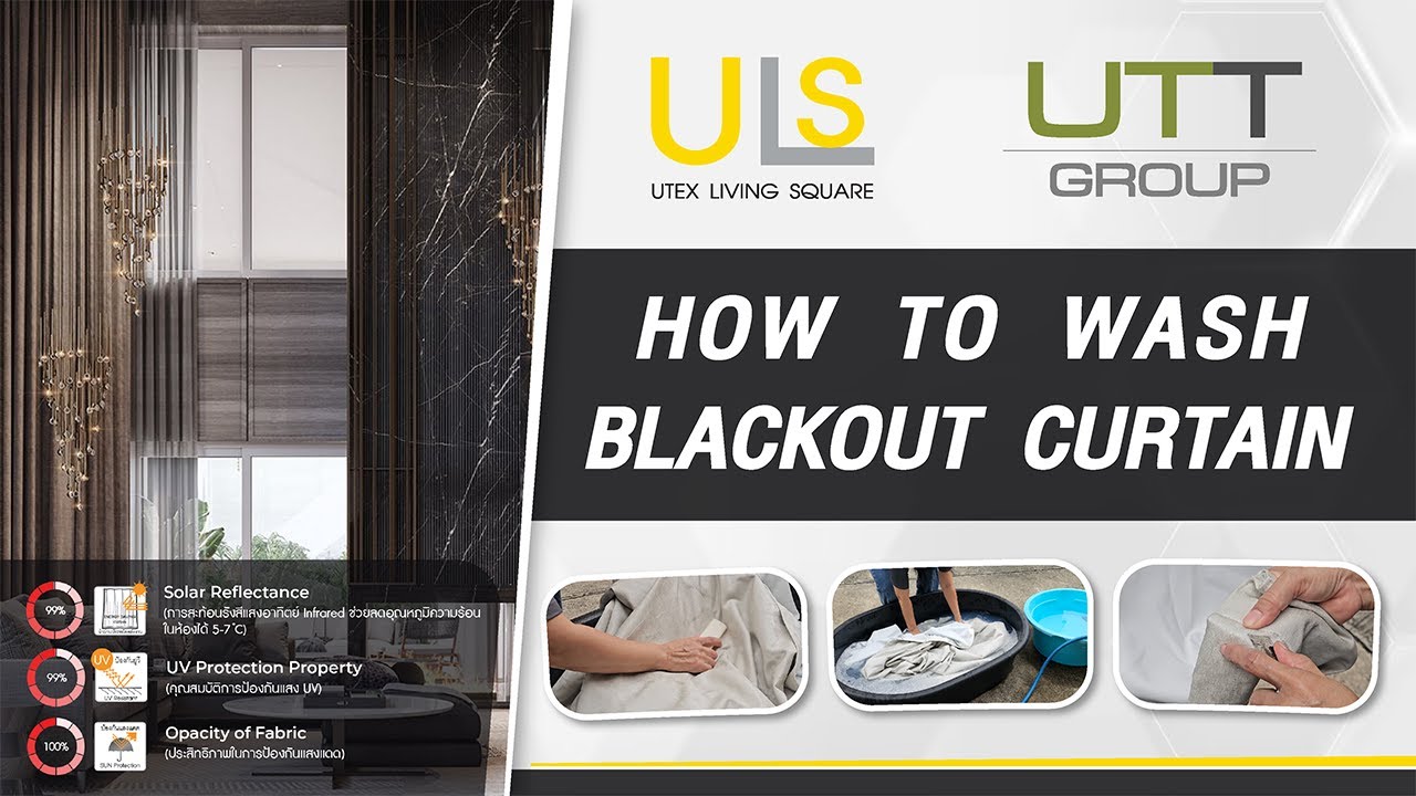 How To Wash Blackout Curtain At Home