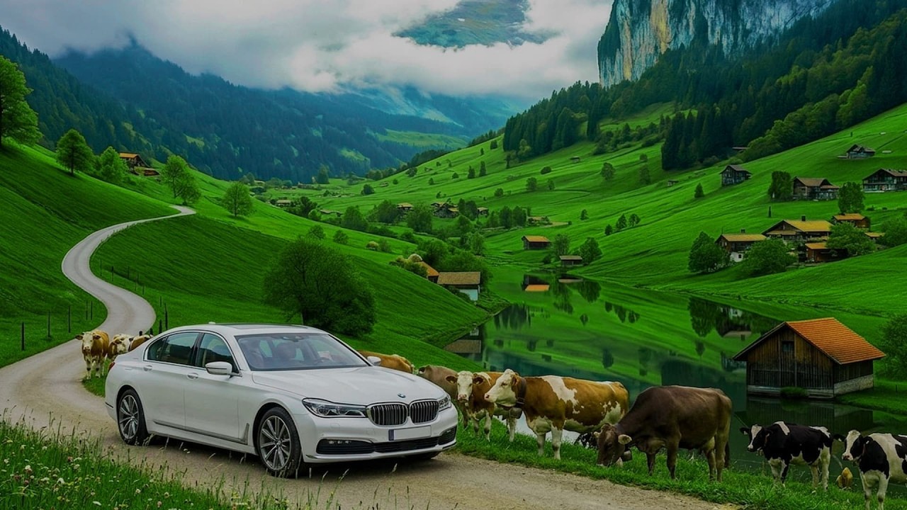 🚗 Most Beautiful Scenic Drive in Switzerland 🇨🇭  Appenzell Countryside in Stunning 4K  Relaxing A