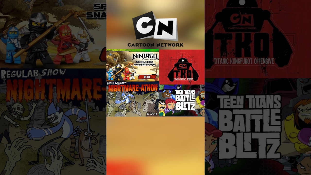 Cartoon Network Games from the 2000s  #2000snostalgia #genz #nostalgia #shorts #cartoon