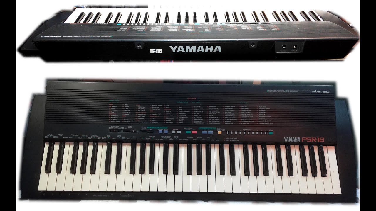 YAMAHA PSR 18 (DEMO songs)