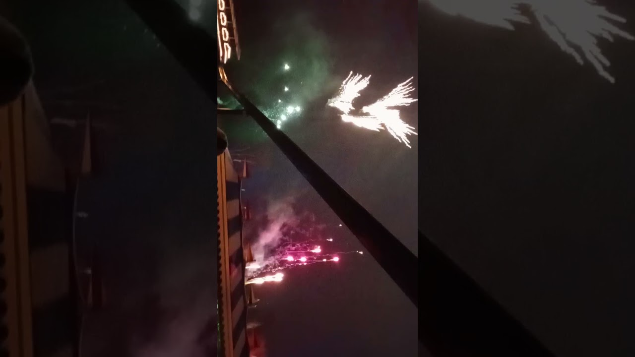 Europa Park premier feu d'artifice janvier 2026
