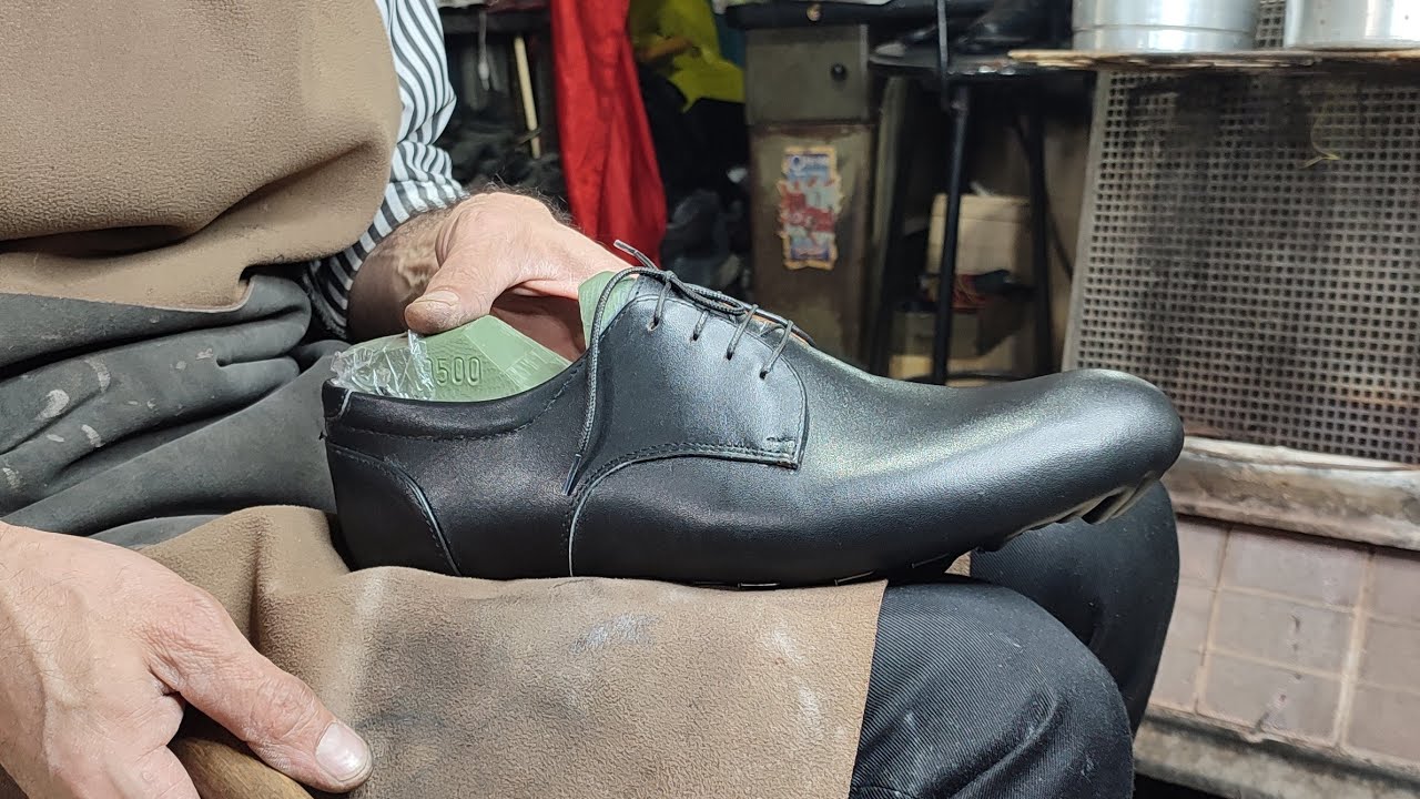 Пошив мужской обуви из коровьей кожи