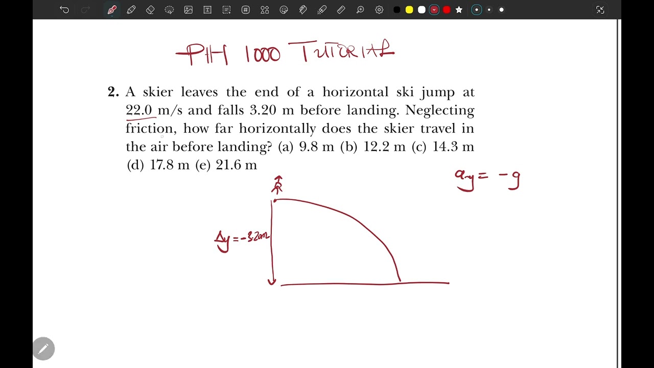 Motion in 3D Tutorial Question. - PHY 1000