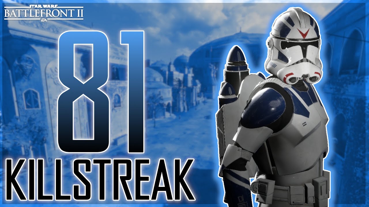 Jet Trooper 81 Killstreak on Naboo | Star Wars Battlefront 2