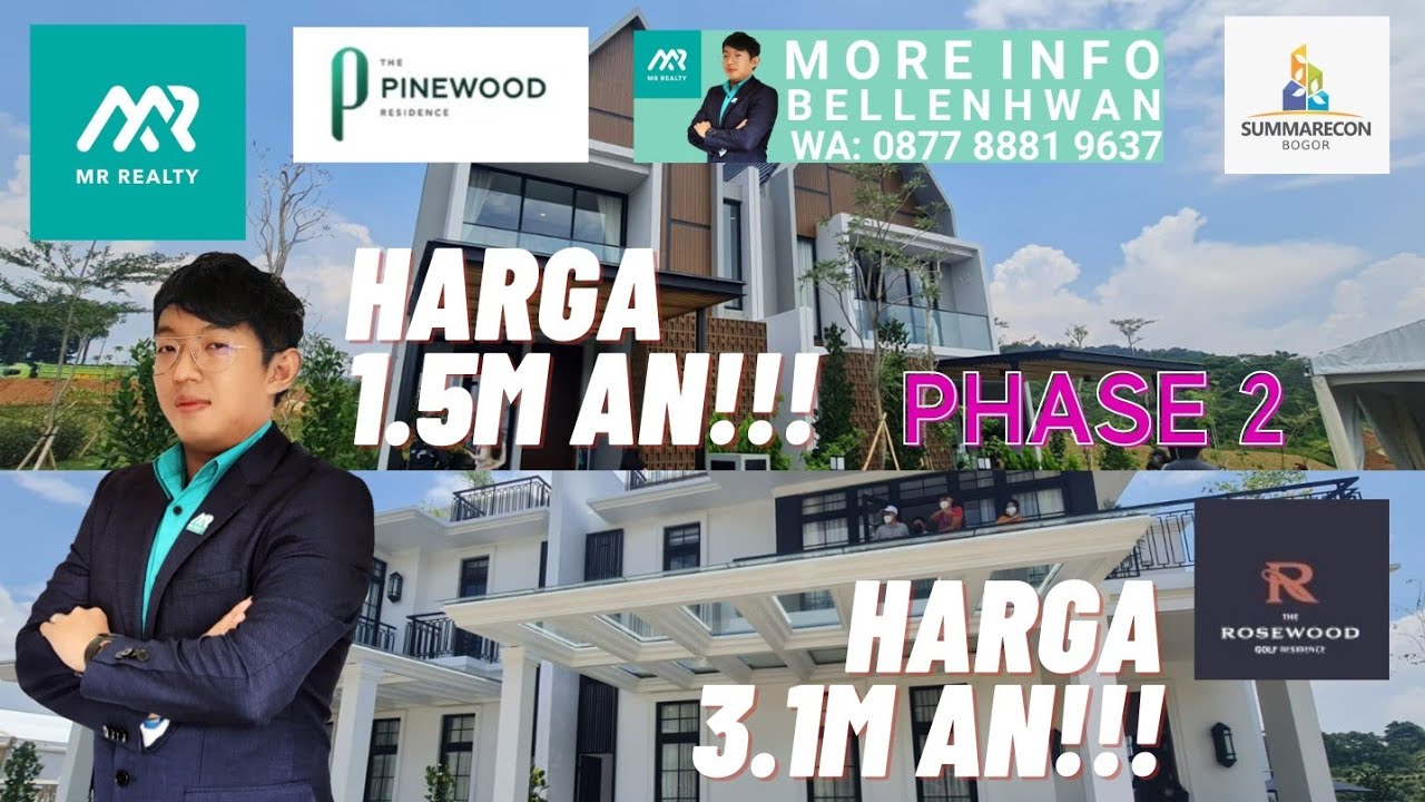 THE PINEWOOD RESIDENCE & THE ROSEWOOD GOLF RESIDENCE @SUMMARECON BOGOR PHASE 2 HUB WA:0877 8881 9637