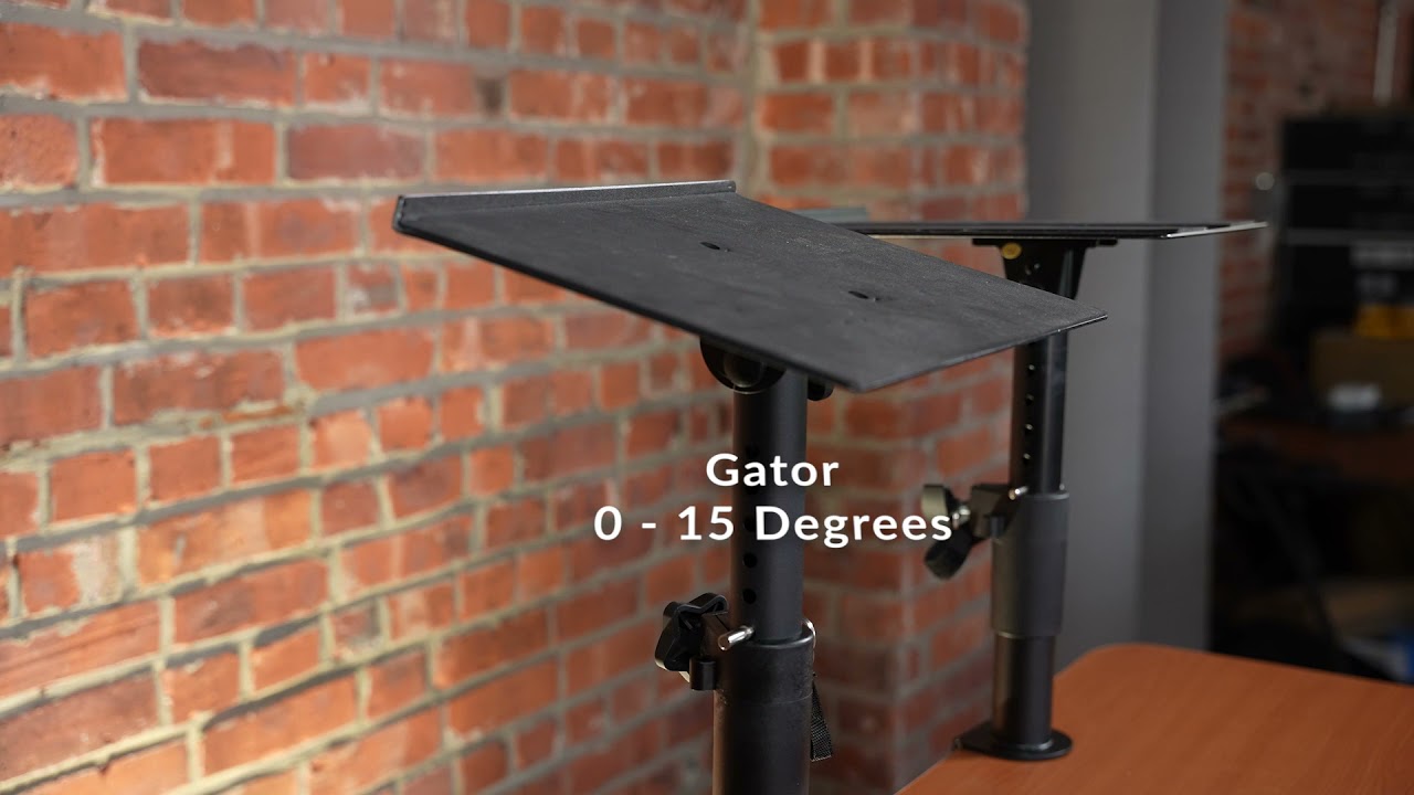 Sonic Fiber Studio Monitor Clamp Stand V2 vs Gator Clamp Stand