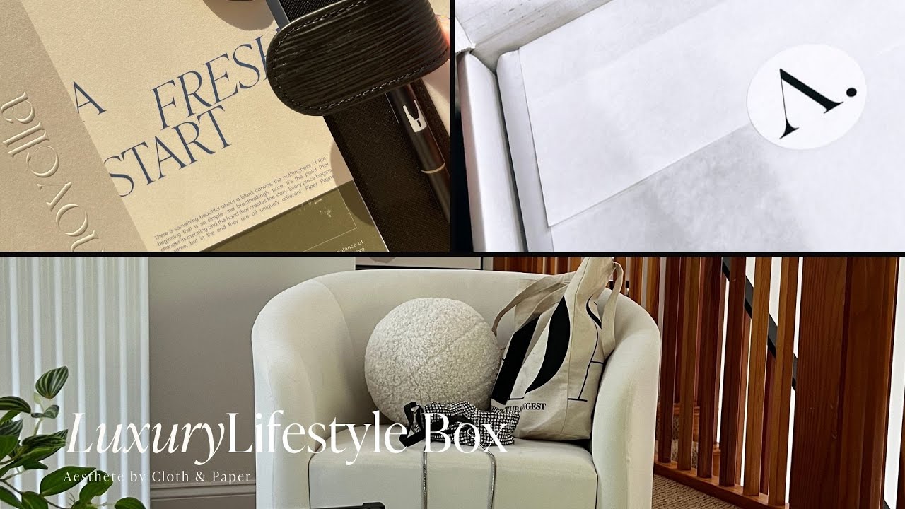 Aesthete By Cloth & Paper | Deluxe Lifestyle Subscription Box Unboxing | Fall Collection