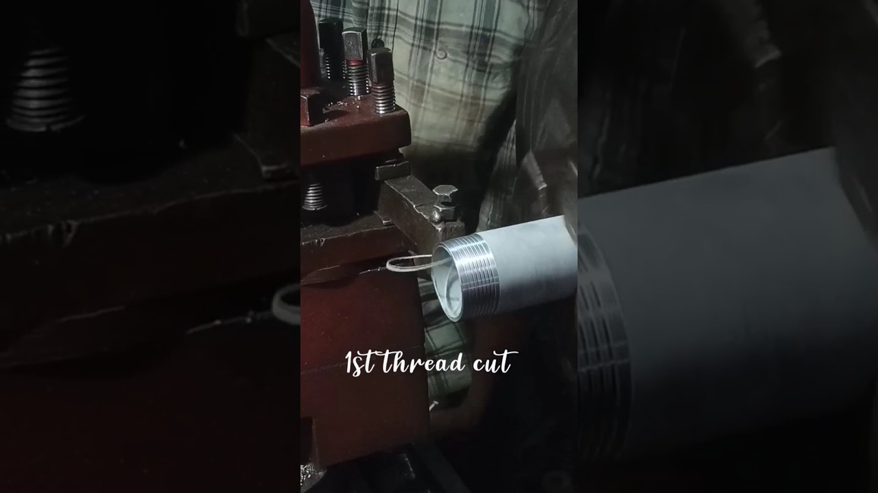 How are pipe threads cut? #tools #machine #lathe #ytshorts #threads @sunilindustry7670