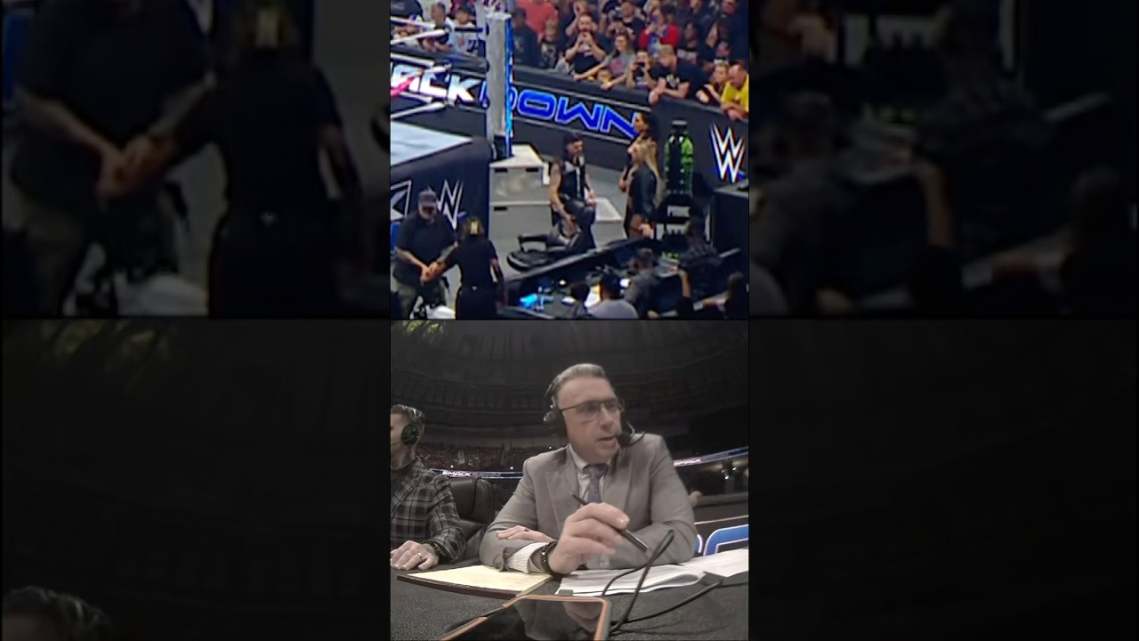 Corey Graves was trying to hype up Dominik and Michael Cole couldn&rsquo;t care less 😂