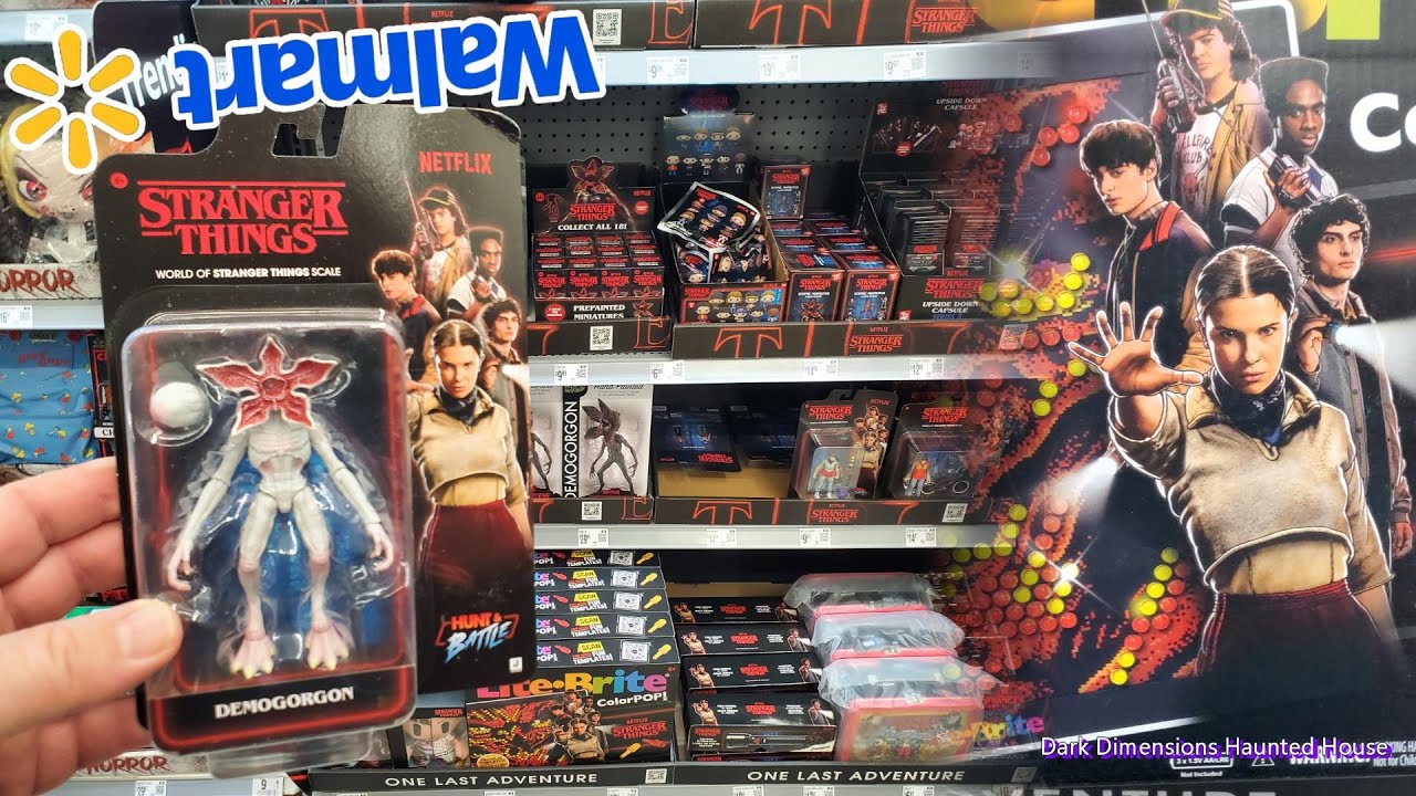 Stranger Things 5 Collection at Walmart 2025 Horror Sci-Fi Netflix Show Walkthrough Shopping Tour 4K