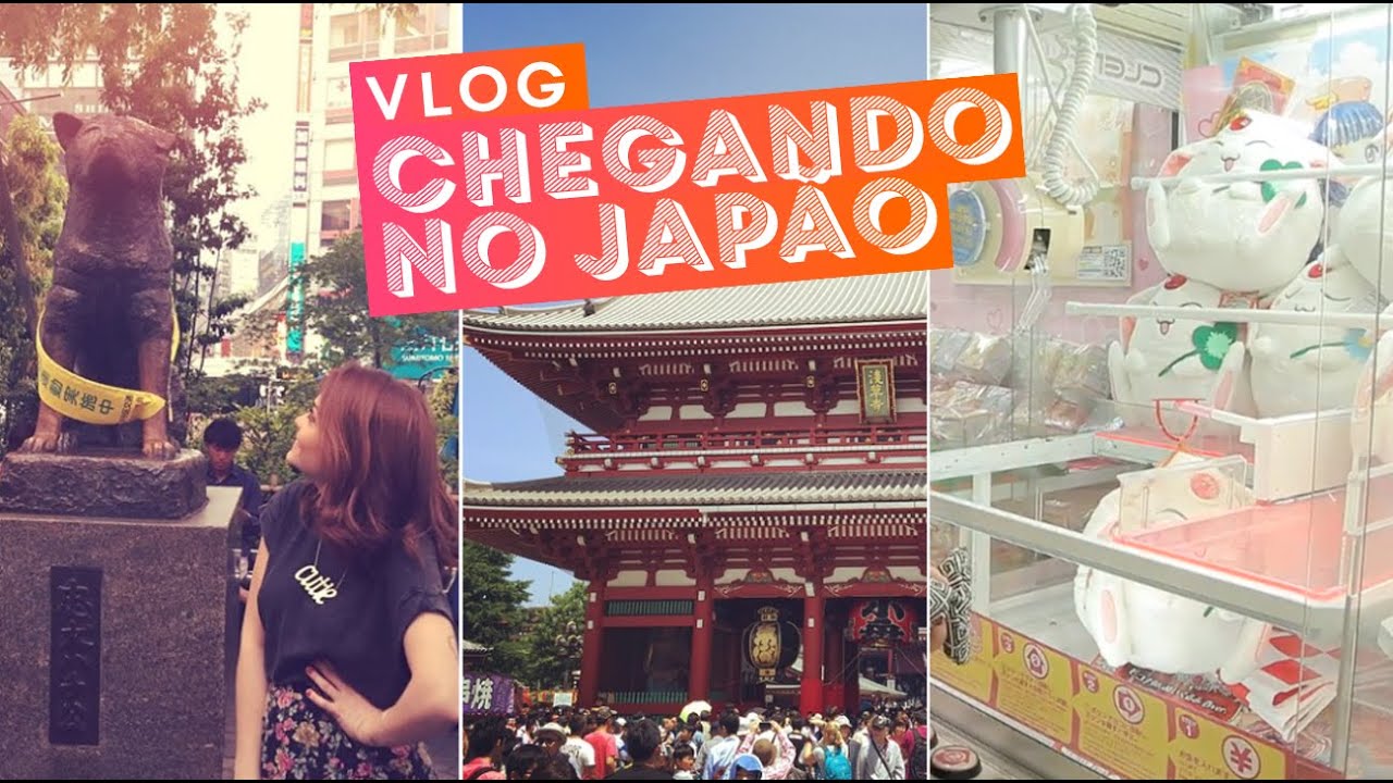 Vlog: primeiros dias no Japão (avião, compras, Hachiko, metrô...) • Karol Pinheiro