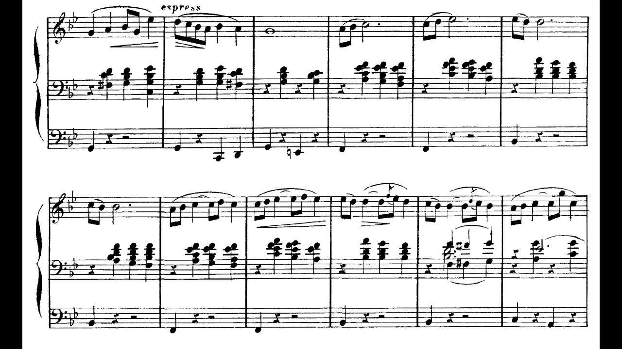 César Franck - Andantino in G Minor for Organ, CFF 54 (1858) [Score-Video]