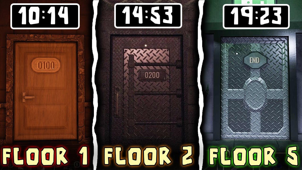 ROBLOX || Speedrun: DOORS HOTEL vs DOORS FLOOR 2 vs DOORS FLOOR 5