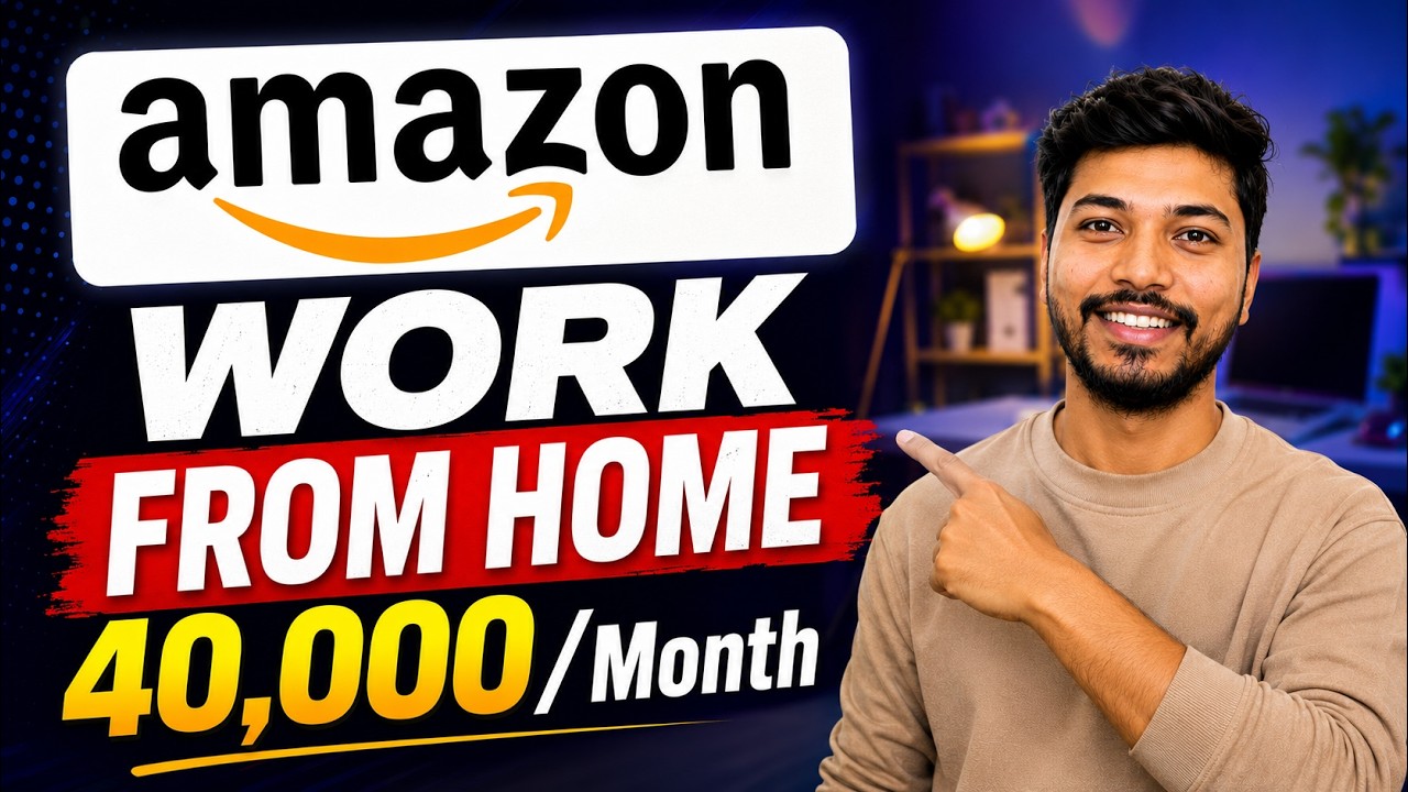 Amazon Work From Home Job 2026 🔥| Any Degree Eligible | Amazon Jobs | Apply Now!