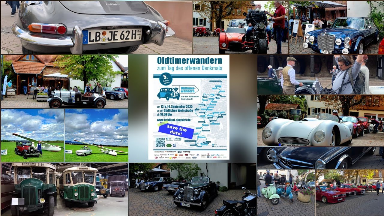 Oldtimerwandern an der Südlichen Weinstraße 2025.   Heidlauf-Classics 