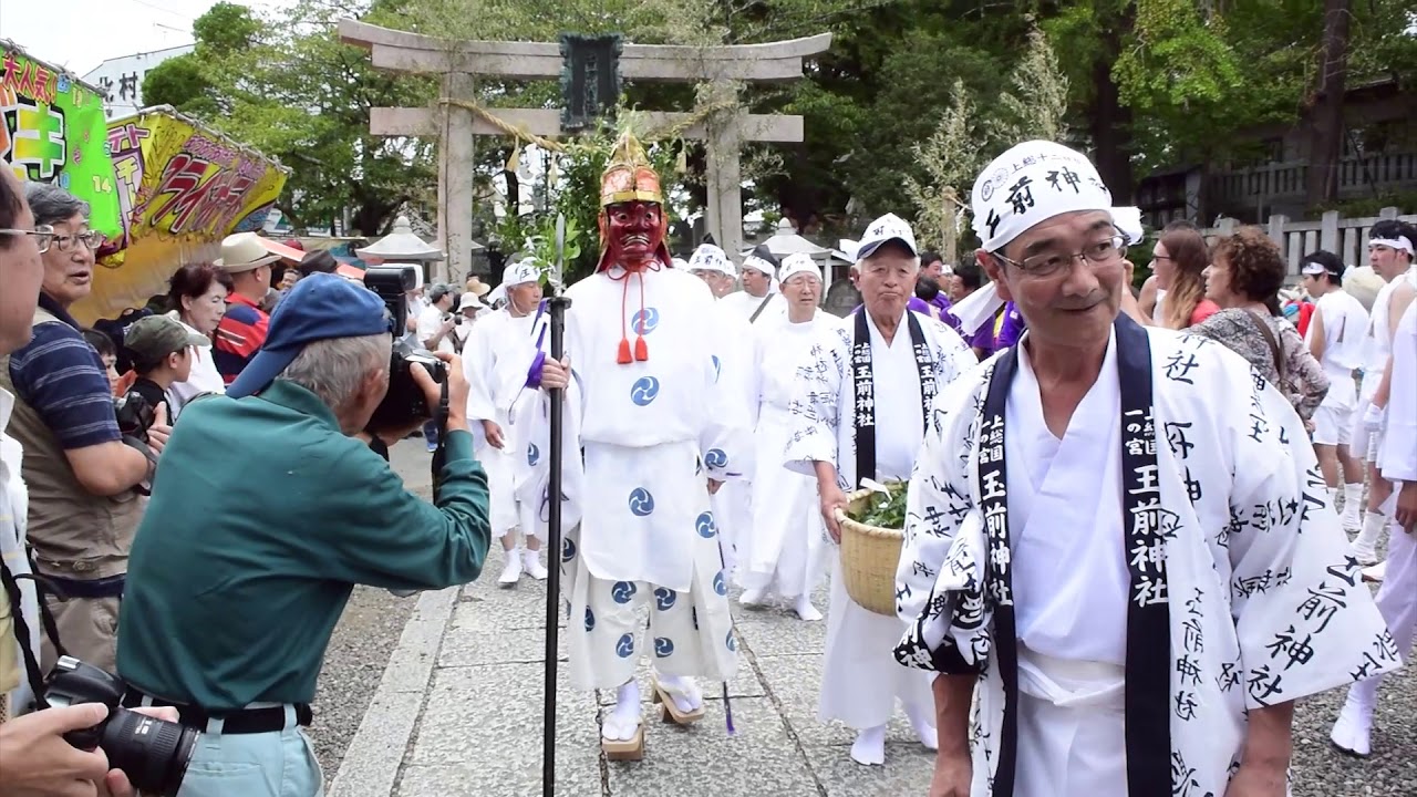 令和元年9月13日　玉前神社　上総十二社祭り 猿田彦・榊太鼓・錦旗発