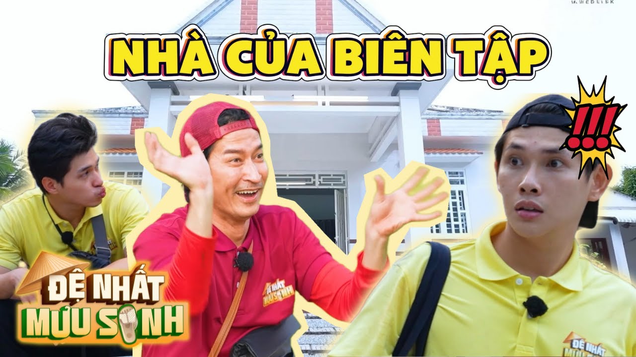 QUỲNH LÝ, HUY KHÁNH chợt nhận ra ngôi nhà khang trang là của ekip | ĐỆ NHẤT MƯU SINH Mùa Đặc Biệt