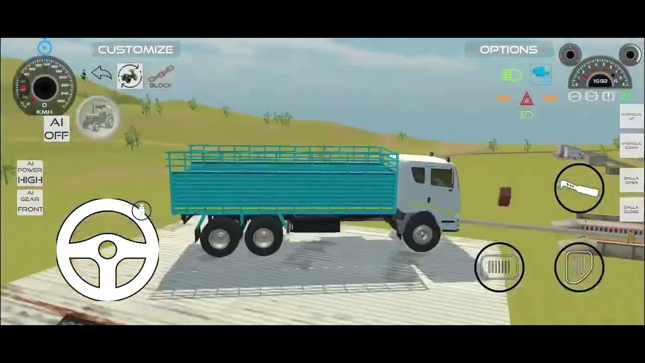 Truck ofroding stunt for men 